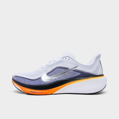 Men's Nike Pegasus 42 Running Shoes - White/Lapis/Total Orange/Metallic Silver