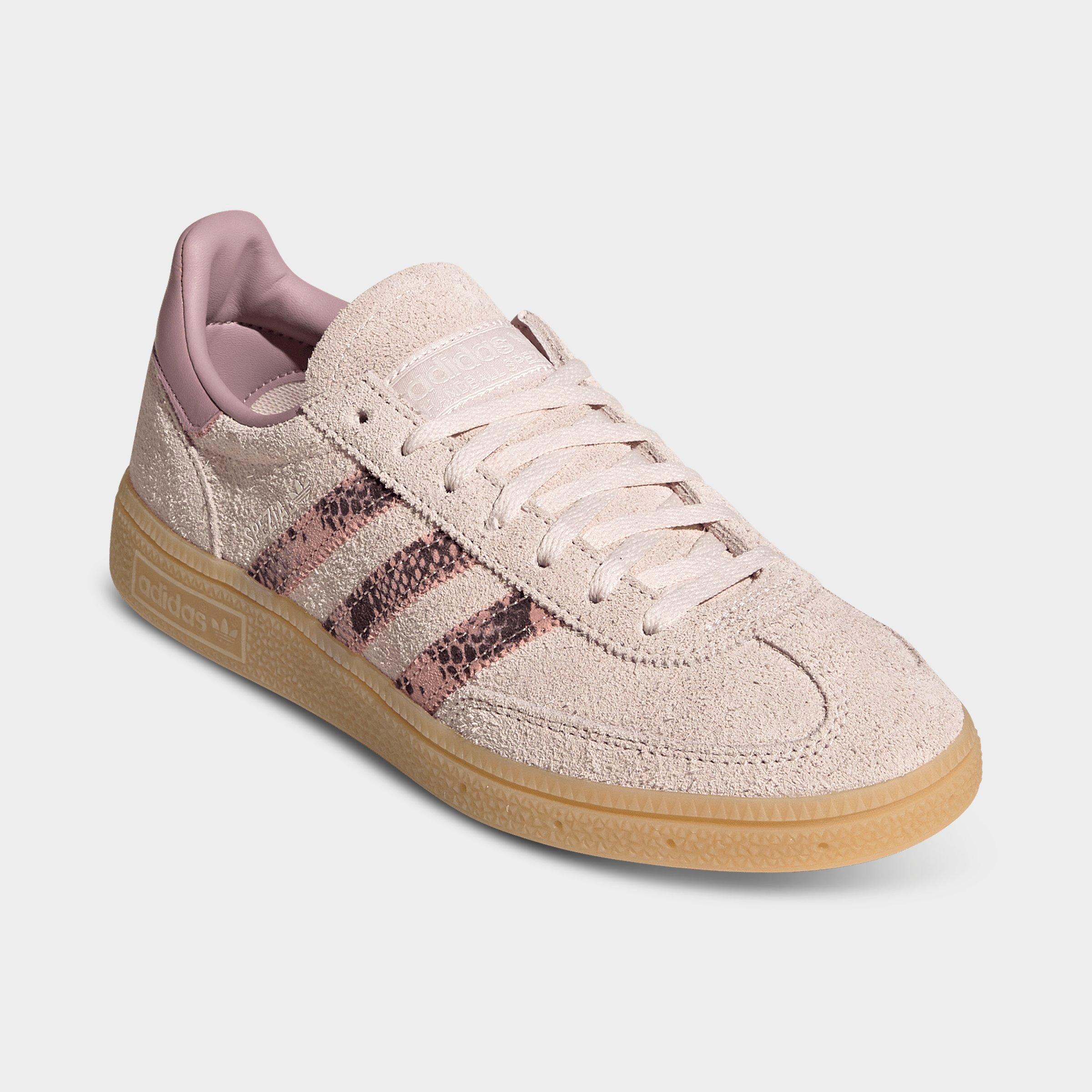 Women's adidas Originals Handball Spezial Casual Shoes - Part 2 - Wonder Quartz/Wonder Mauve/Magic Mauve - Both shoes facing left