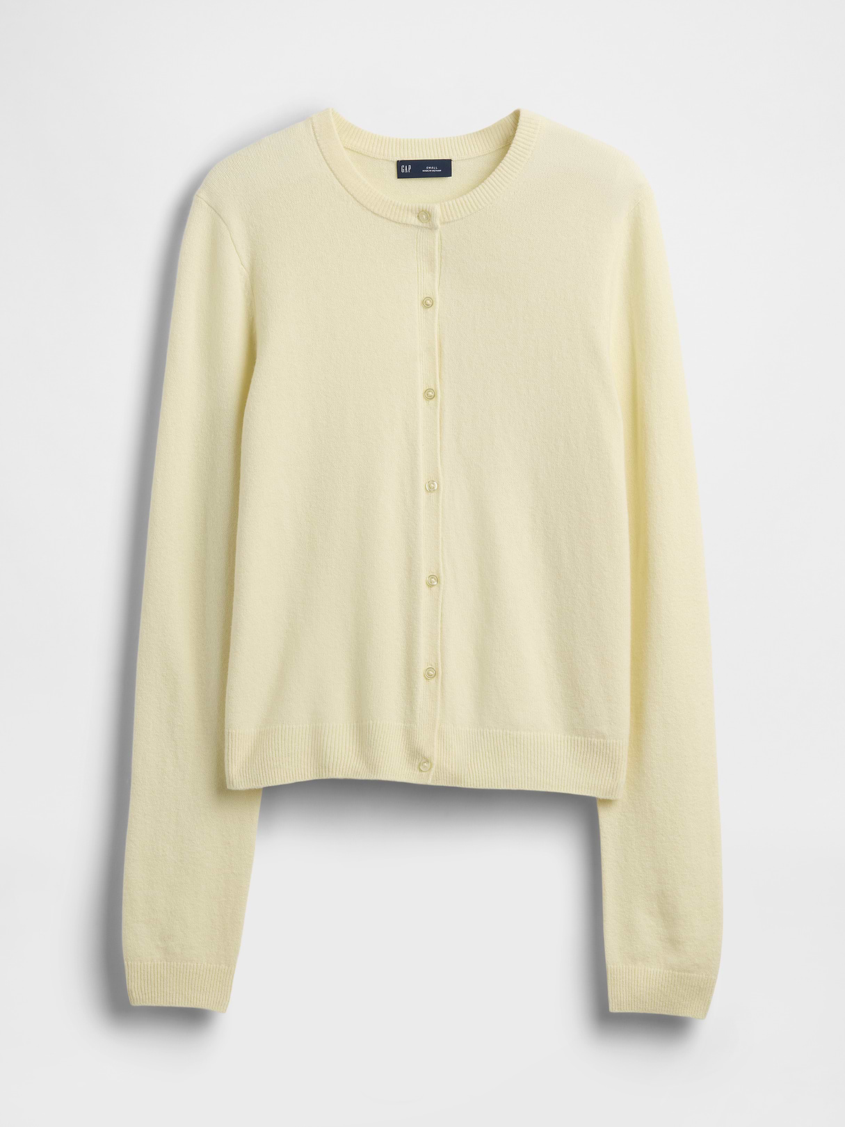 CashSoft Crop Cardigan - Maize yellow