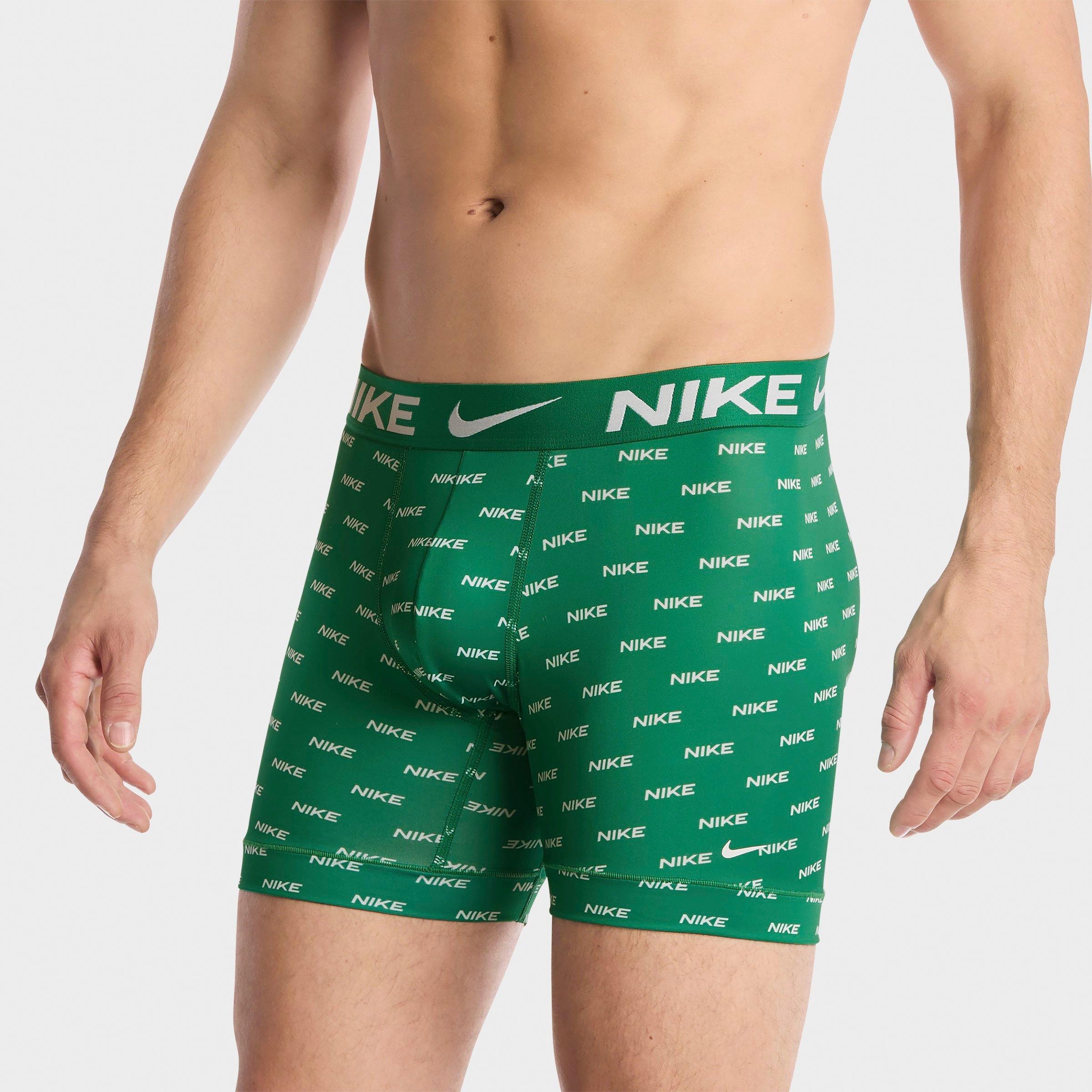 Men's Nithtke Dri-FIT Essential Micro Boxer Briefs (3-Pack) - Malacite/Grey/Blue
