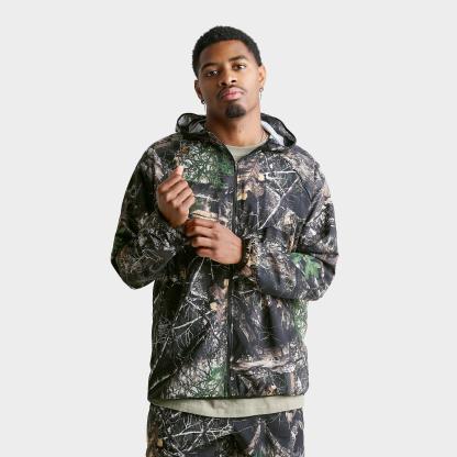 Men's Nithtke Stride Dri-FIT Realtree Full-Zip Running Jacket - Anthracite/Black