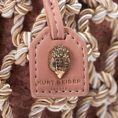 Kurt Geiger London Mini Macrame Rope Bag - Beige - view 5