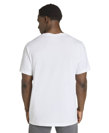 adidas Men's Designed Training Essentials Logo T-Shirt - White