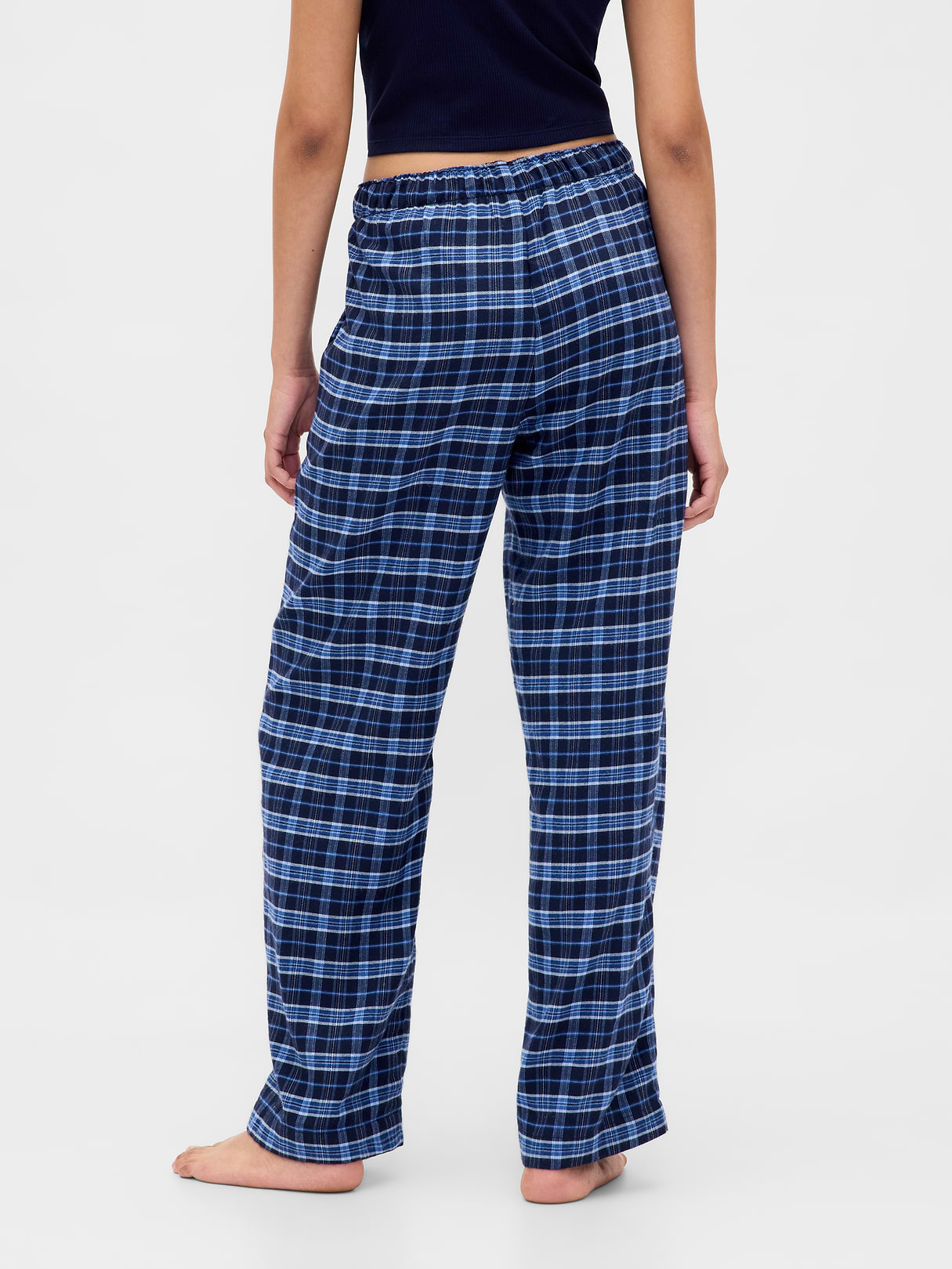 Adult Softest Flannel PJ Pants - Blue plaid