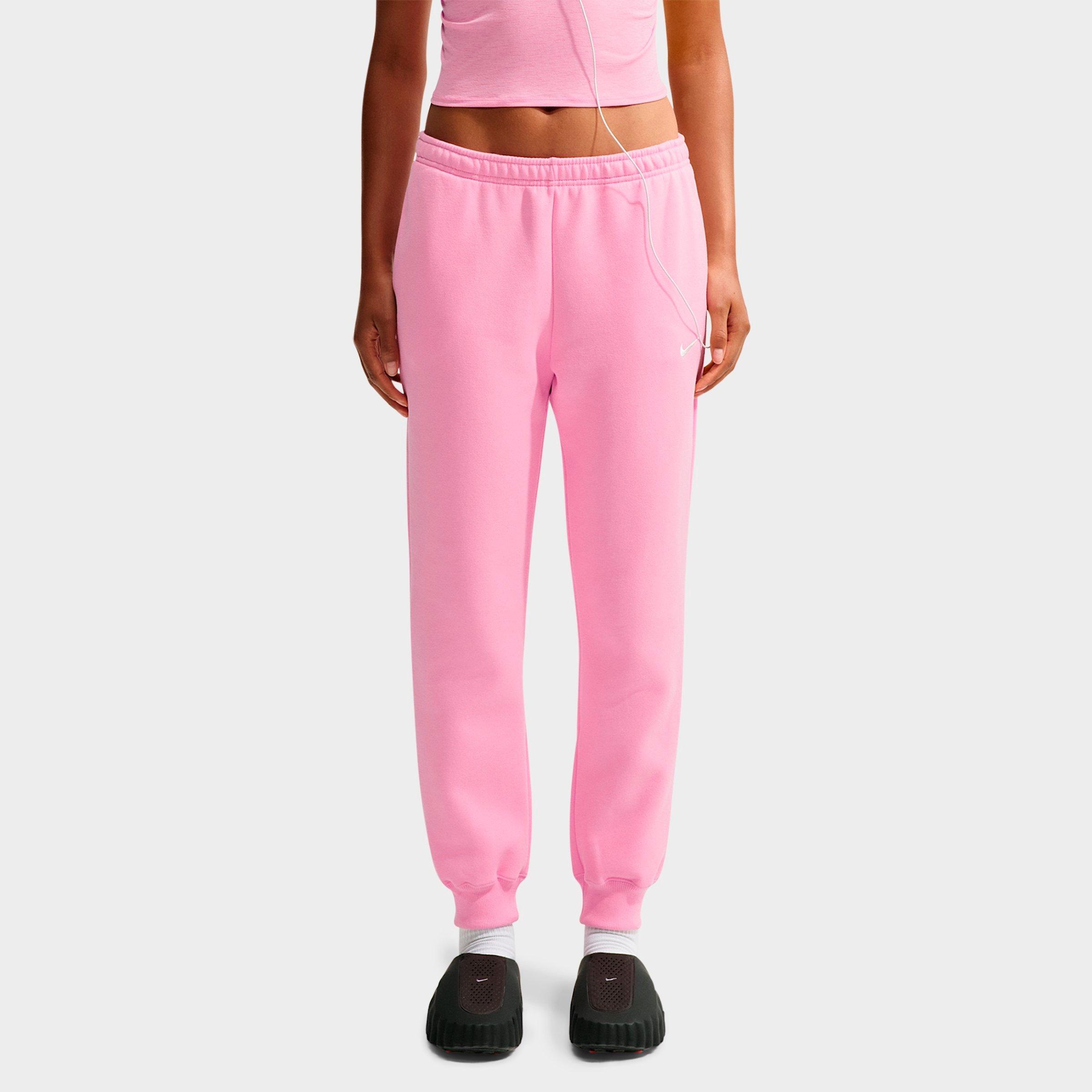 Women's Nithtke Studio Fleece Medium-Weight Mid-Rise Jogger Pants - Pink Rise/Sail