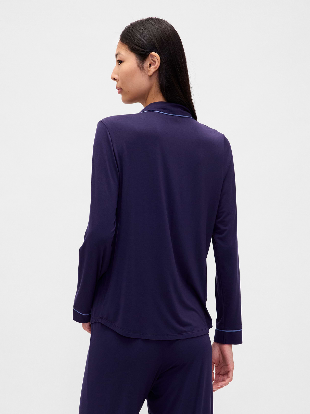SoftMade Modal PJ Top - Navy blue night