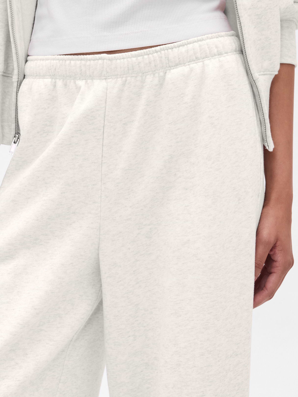 VintageSoft Baggy Sweatpants - Pale heather grey