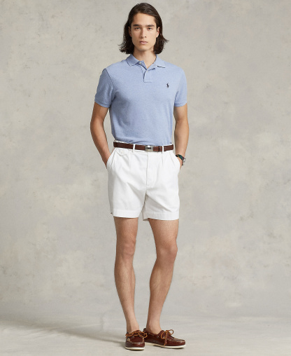 Polo Ralph Lauren Men's Classic-Fit Mesh Polo Shirt - Isle Heather