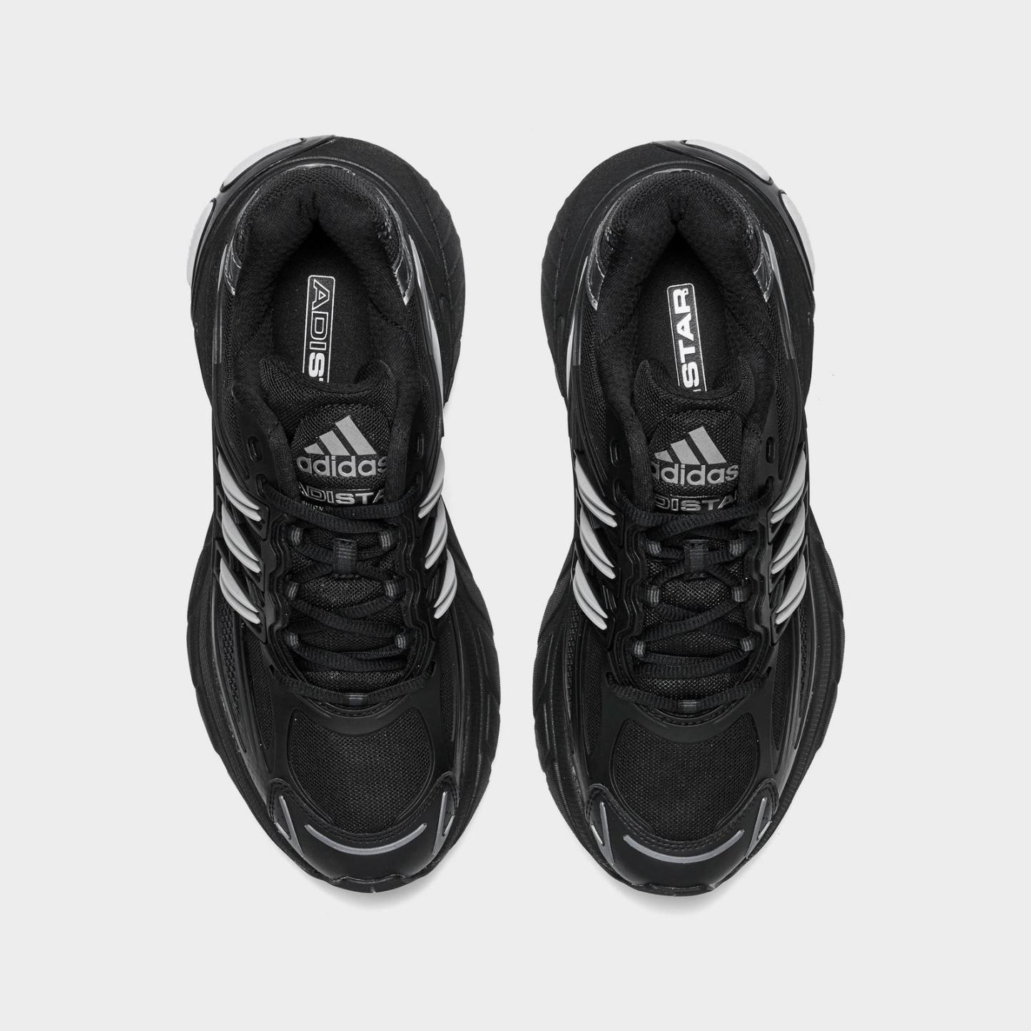 Big Kids' adidas Adistar XLG 2.0 Casual Shoes - Black/Black/Silver Metallic - view 5