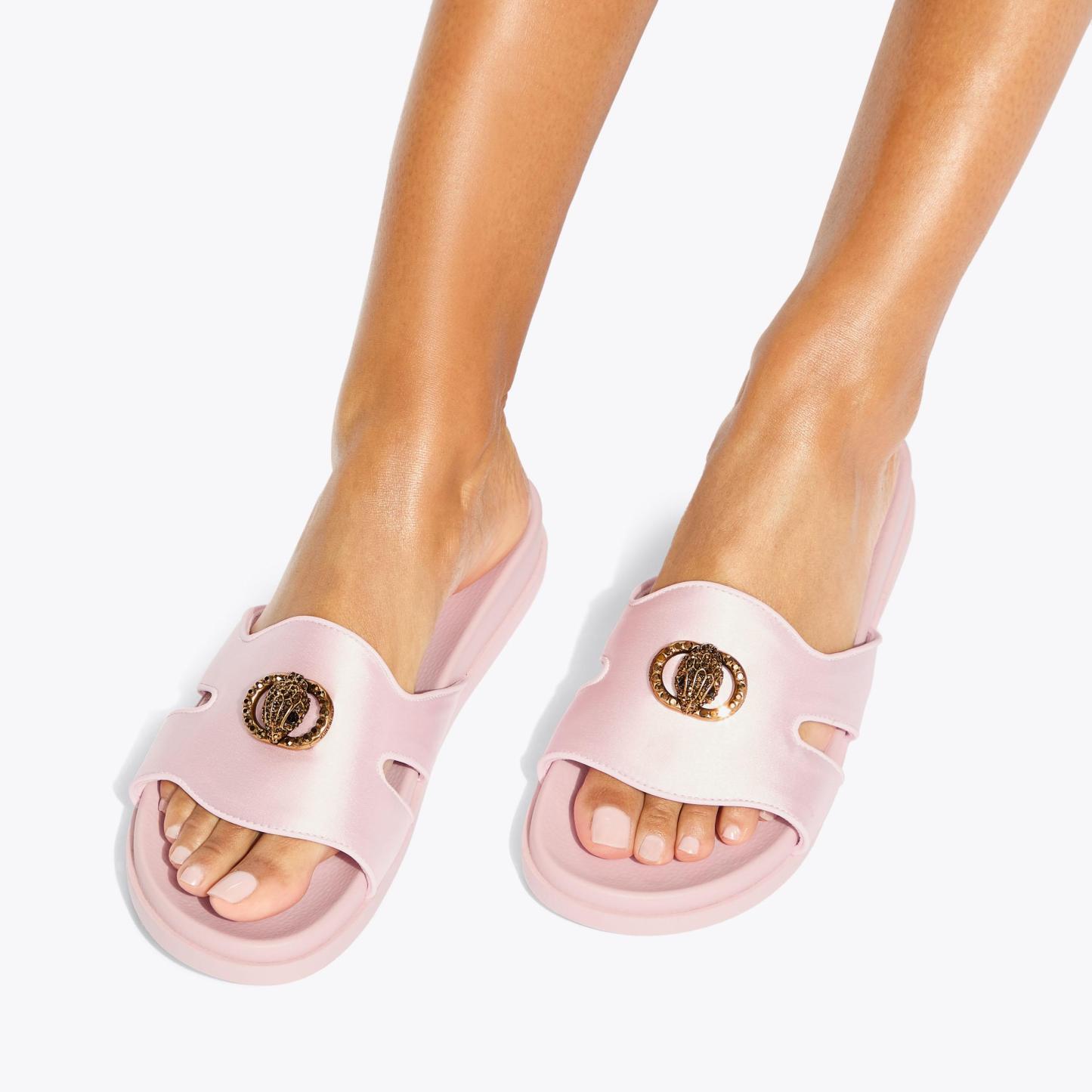 Kurt Geiger London Chelsea Cut Out Slide - Pink - view 2