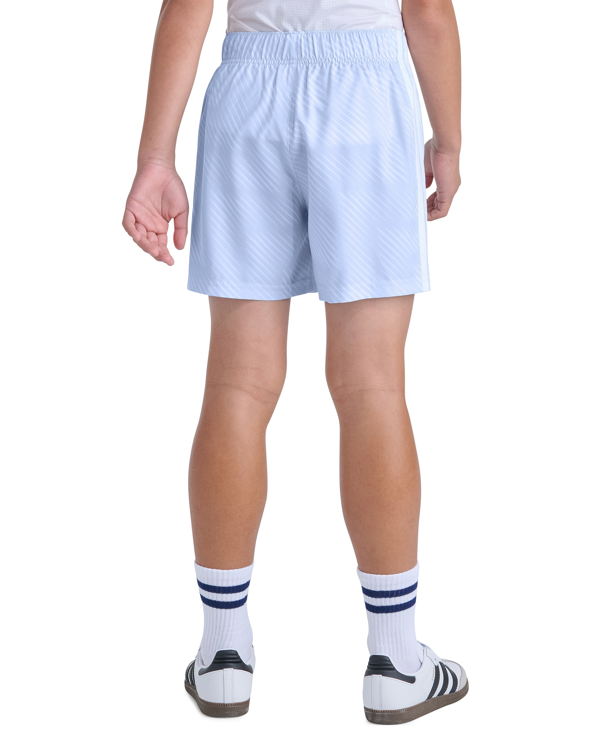 adidas Boys' 8-20 World Soccer Pull-on Shorts - Light Blue