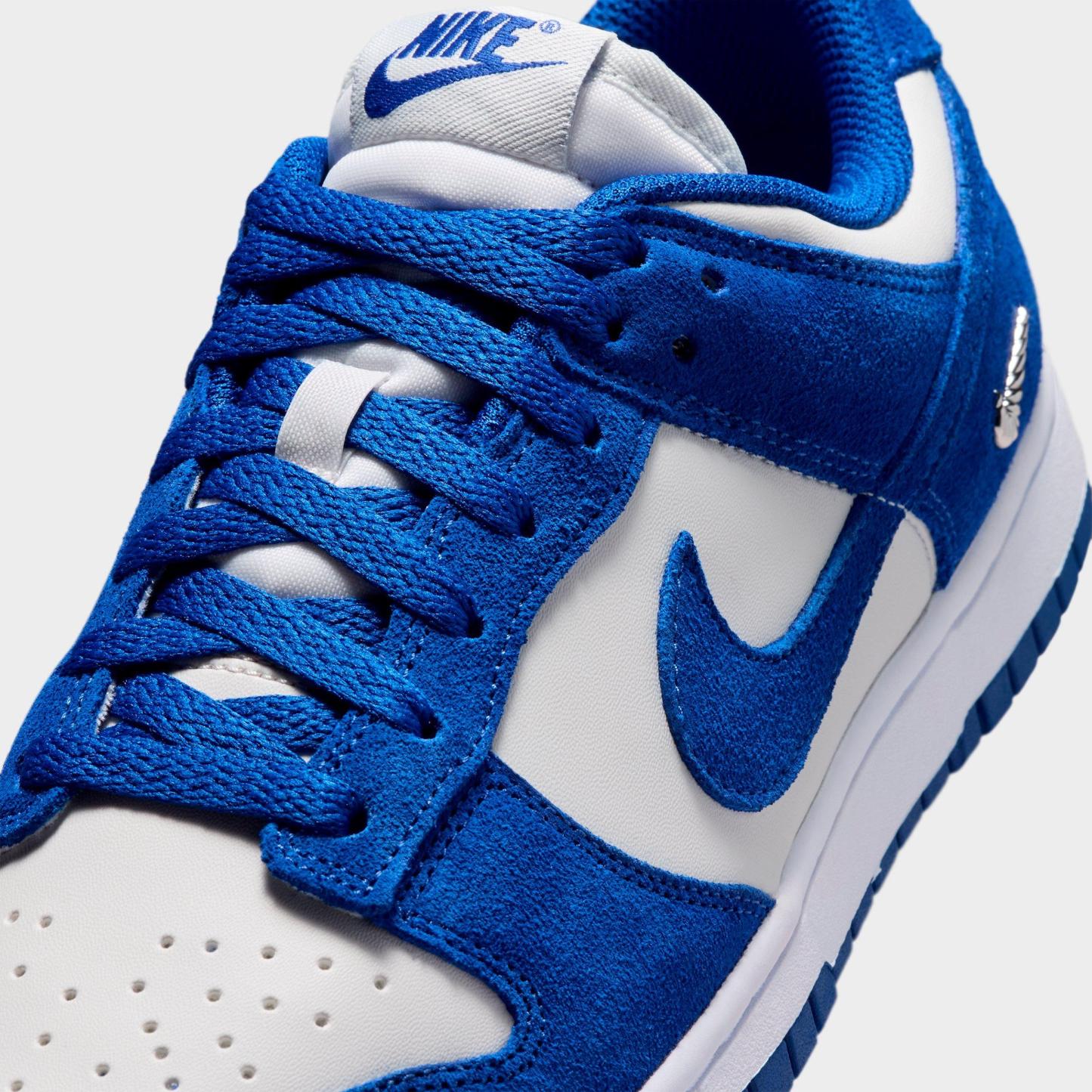 Women's Nithtke Dunk Low Mini Swoosh Casual Shoes - Old Royal/Photon Dust/White/Old Royal - Detail shot