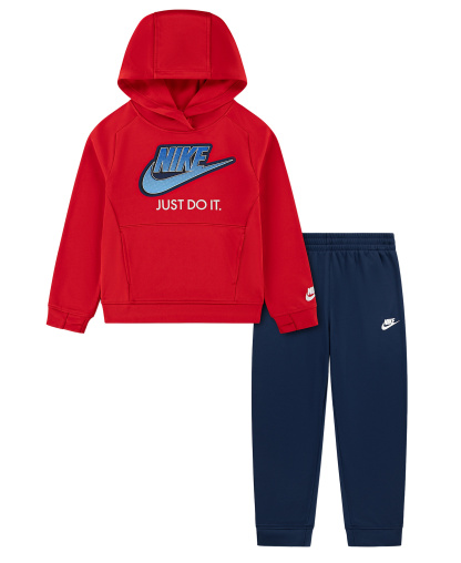 Nike Boys' 4-7 Long-Sleeve Dri-FIT Propus Hoodie and Pants, 2-Piece Set - Midnight Navy