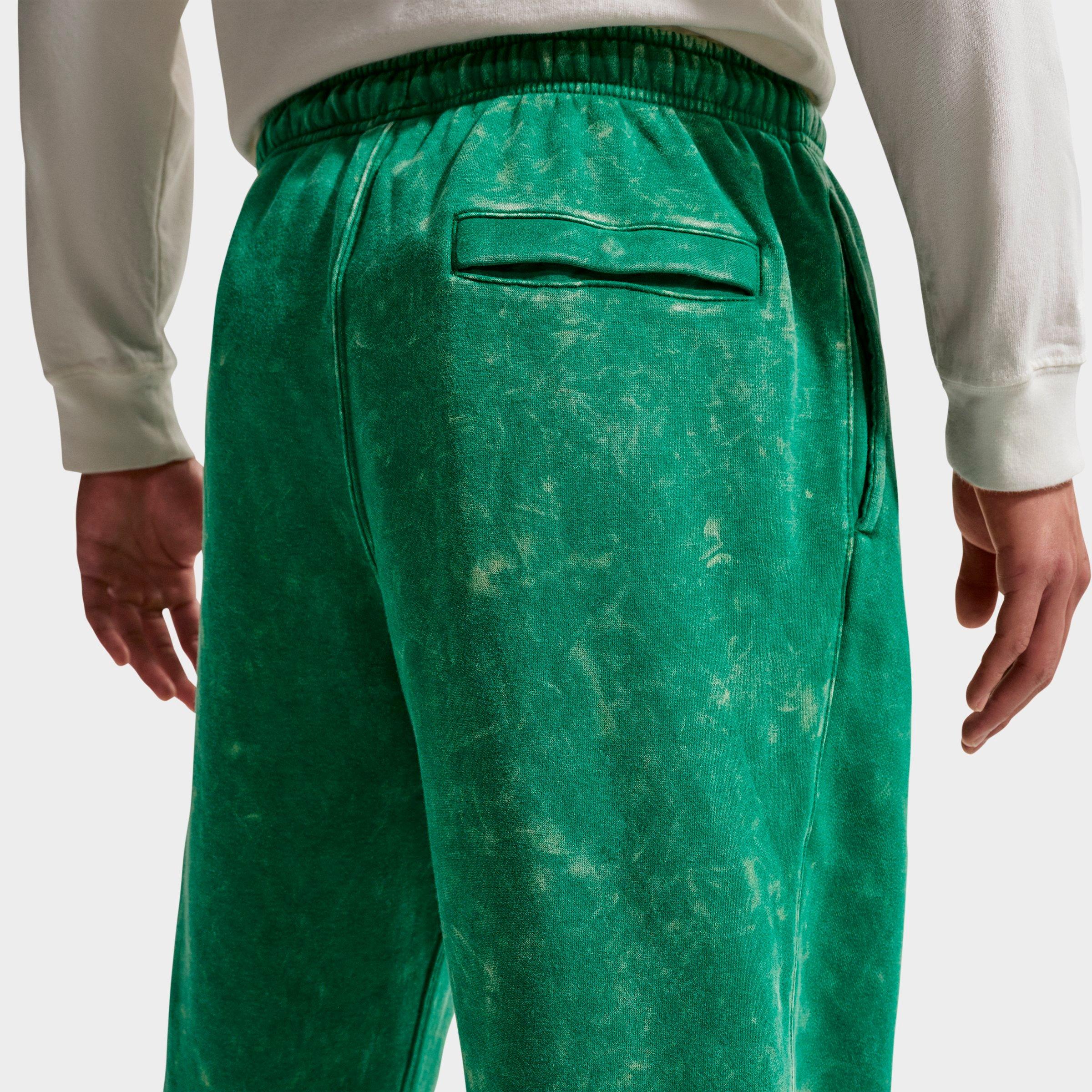 Men's Nithtke Sportswear Club Washed Cuffed Fleece Pants - Malachite