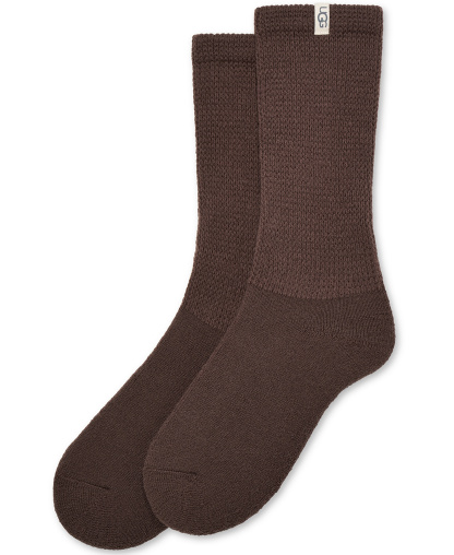 UGG Women's Shealy Cozy Crew Socks - Burnt Cedar