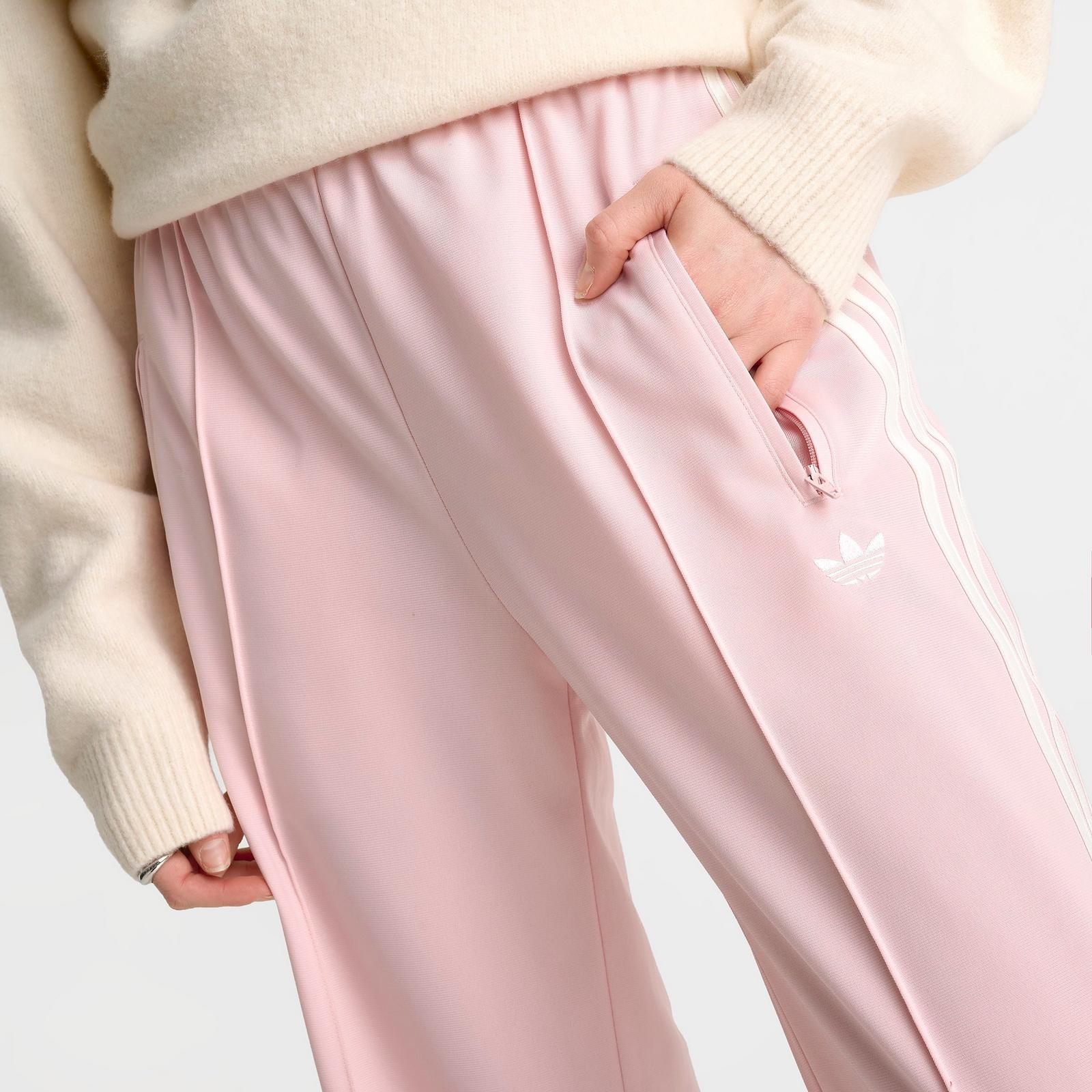 Women's adidas Originals adicolor 3-Stripes Firebird Loose Track Pants - Sandy Pink - view 5