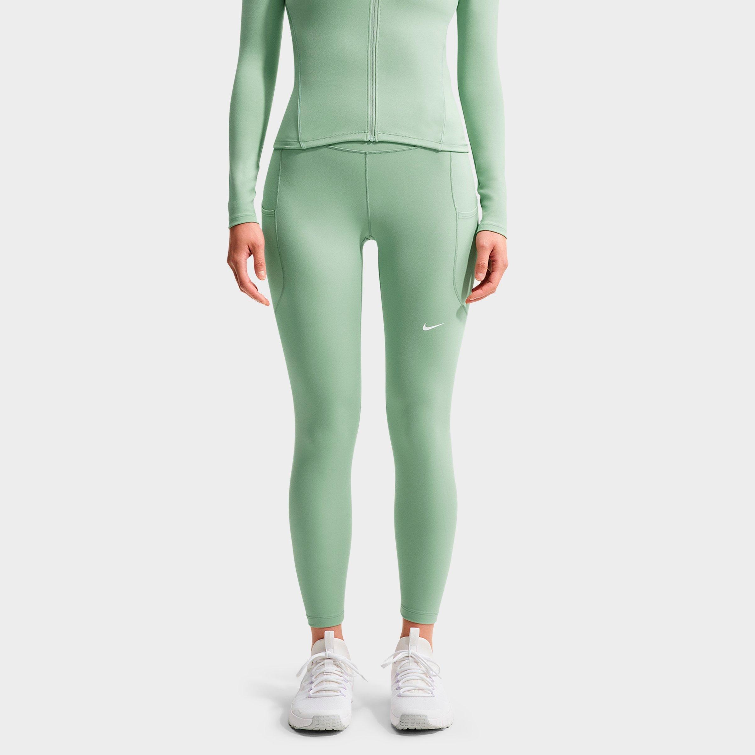 Women's Nithtke One Dri-FIT High-Rise 7/8 Training Tights - Steam/White