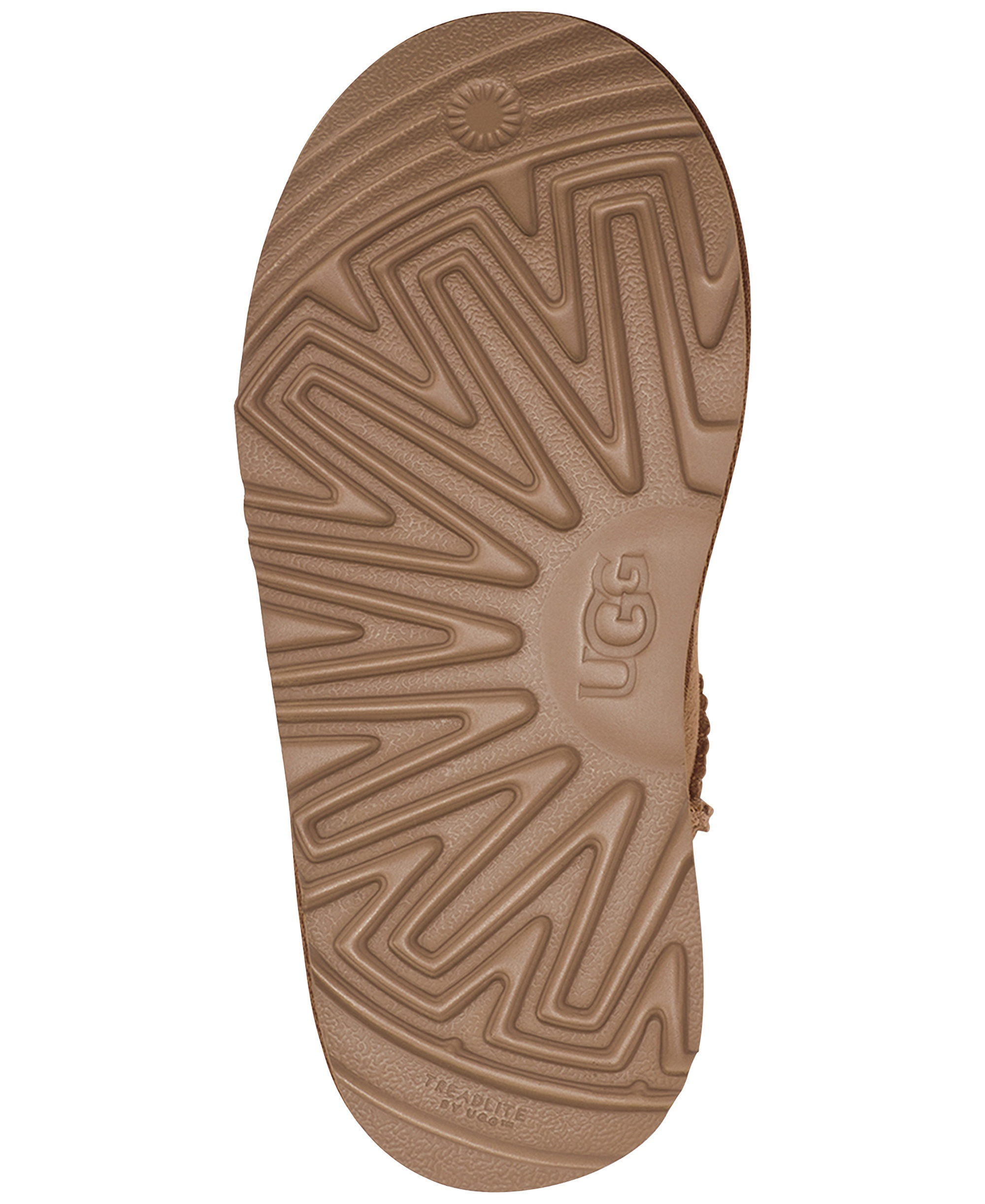 UGG® Kids Classic Ultra Mini Twinface Sheepskin Booties - Chestnut