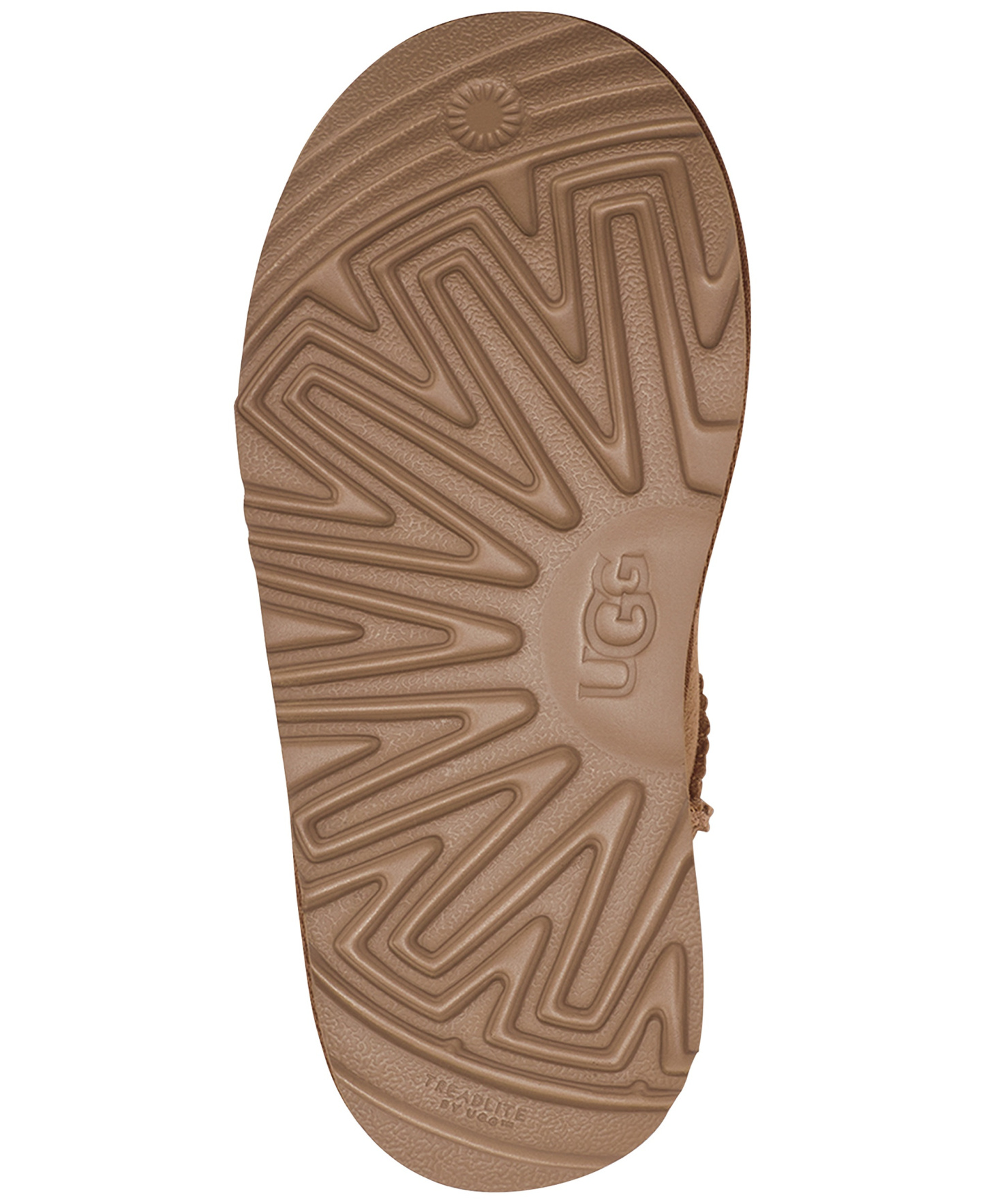 UGG® Kids Classic Ultra Mini Twinface Sheepskin Booties - Chestnut