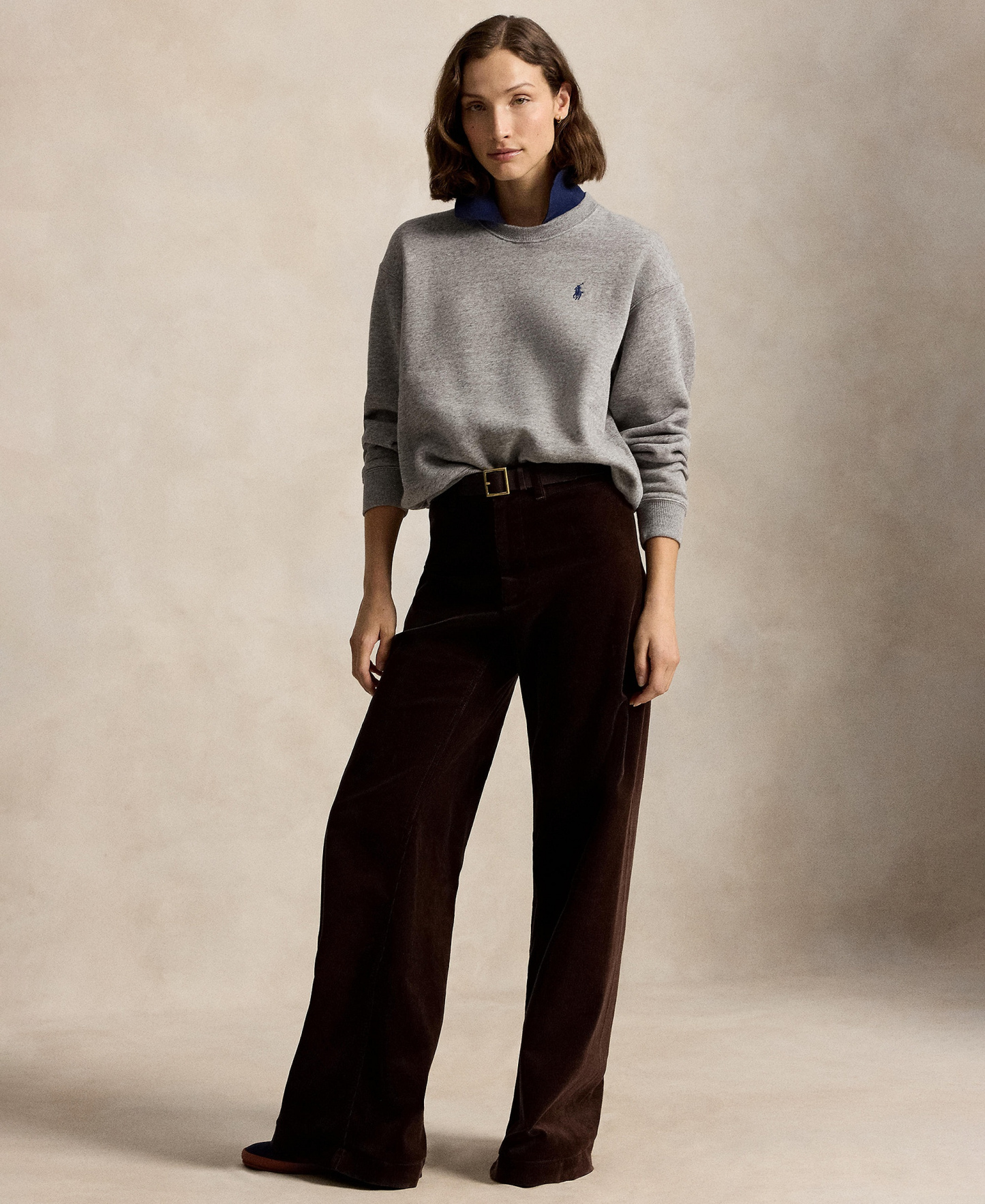 Polo Ralph Lauren Women's Crewneck Sweatshirt - Dark Vintage Heather