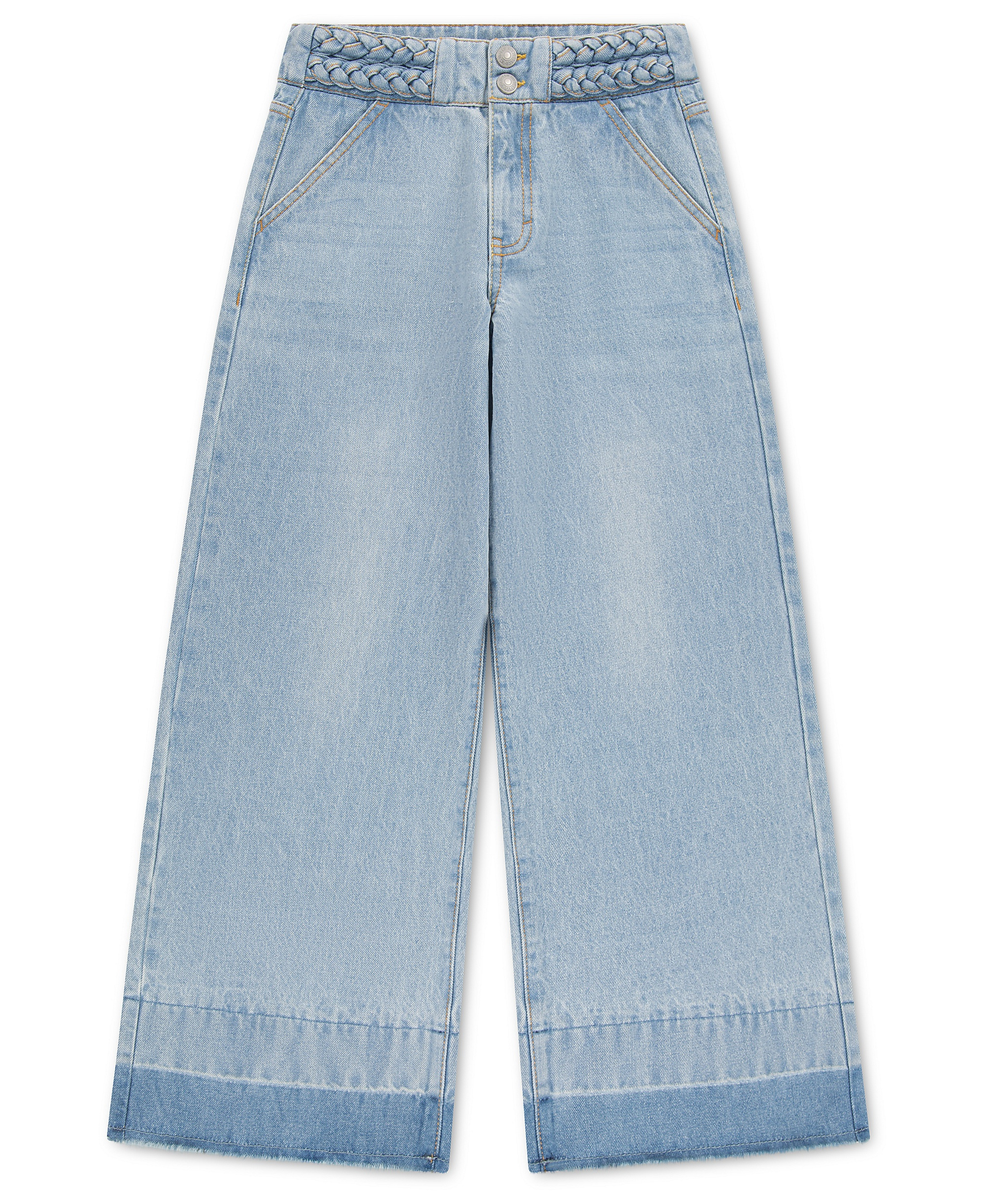 Levi's Girls' 7-16 Braided High-Rise Baggy Jeans - Hang Up