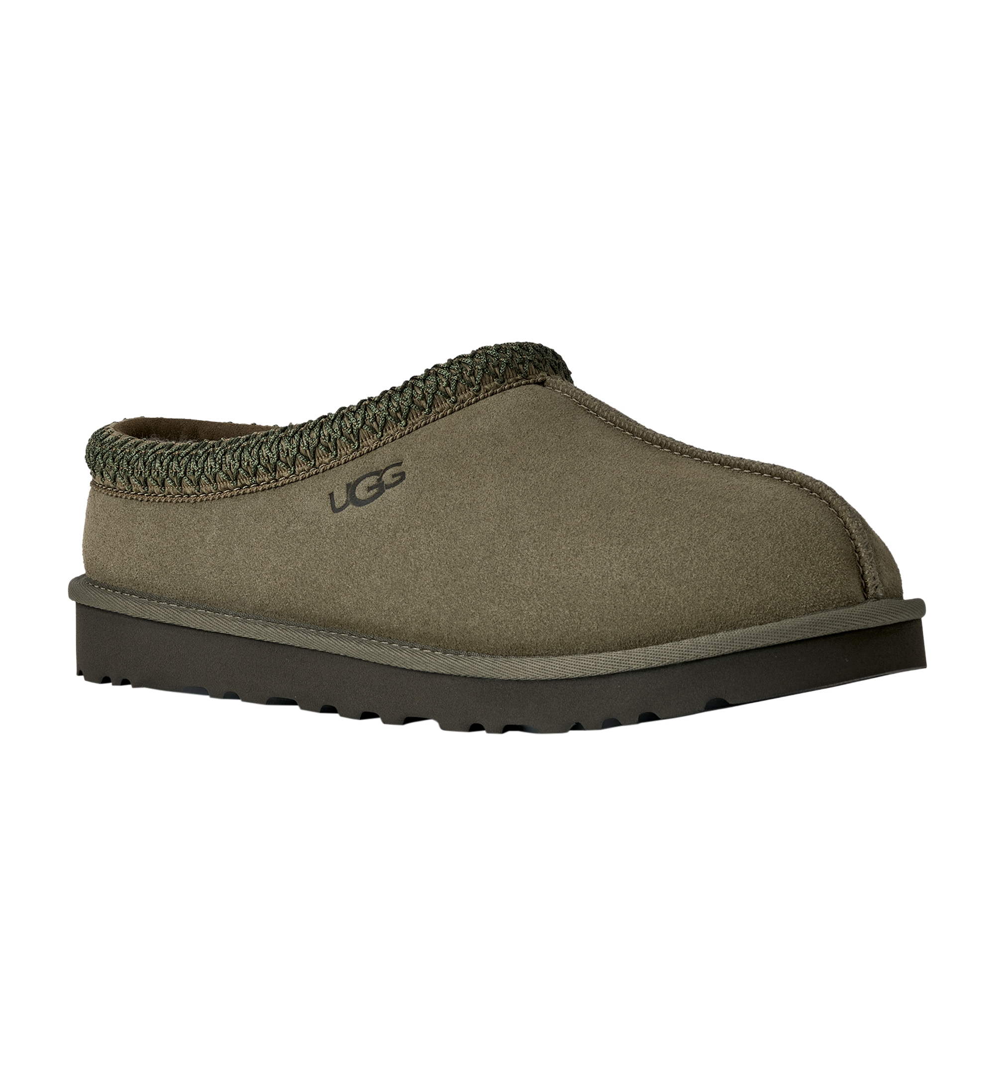 UGG® Men's Tasman II Round-Toe Slippers - Burnt Olive/Forest Night