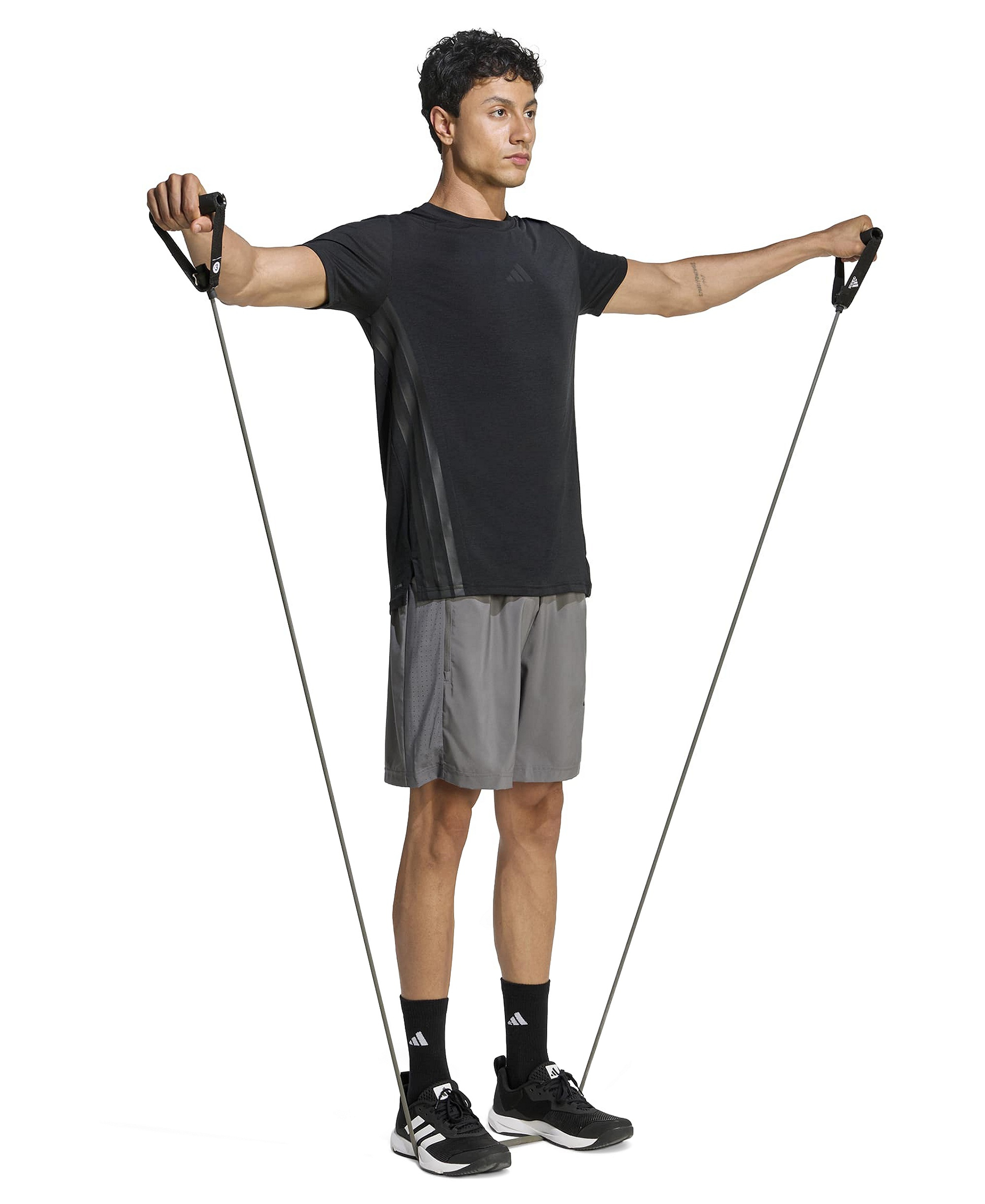 adidas Men's Workout Essentials Base Woven Shorts - Gray Five