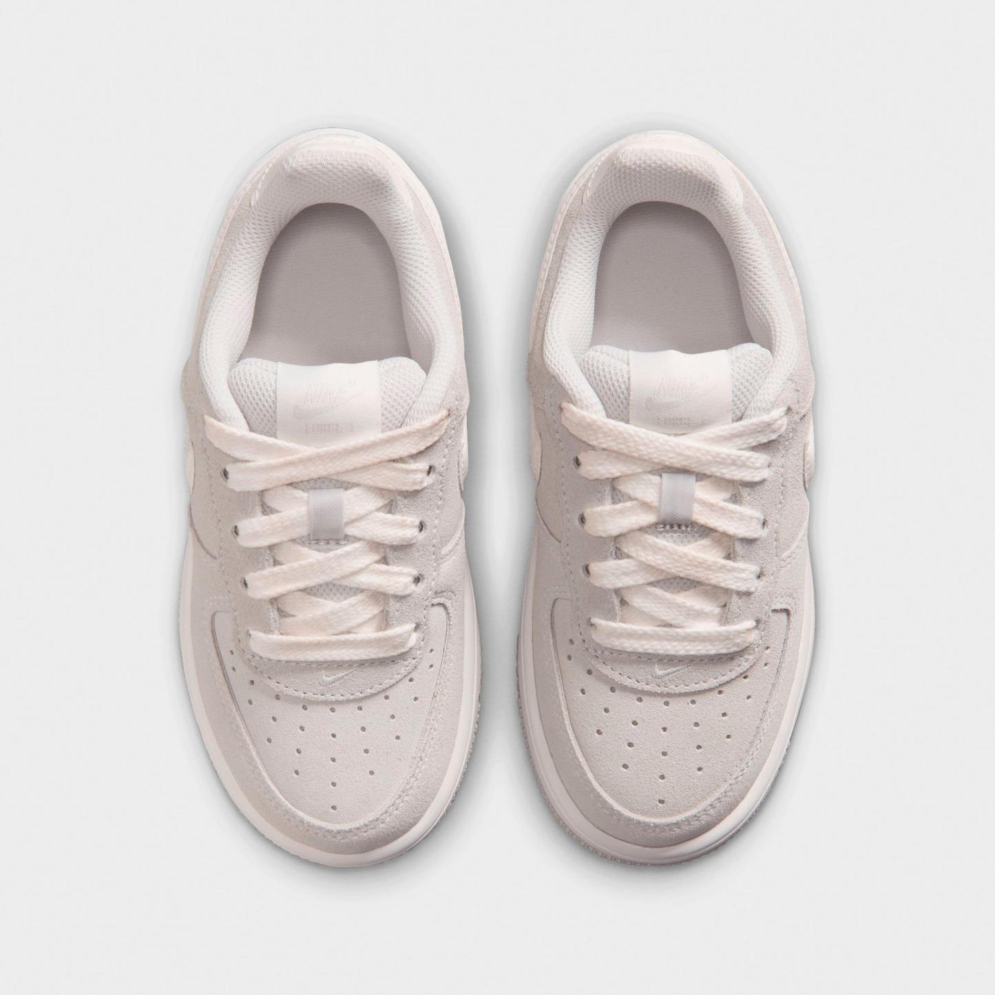 Little Kids' Nithtke Force 1 Low Casual Shoes - Vast Grey/Sail - Top view