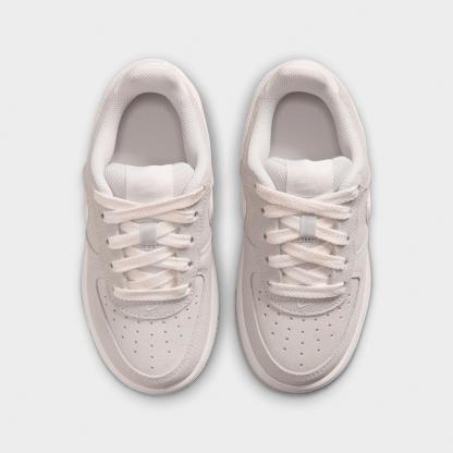 Little Kids' Nithtke Force 1 Low Casual Shoes - Vast Grey/Sail - Top view