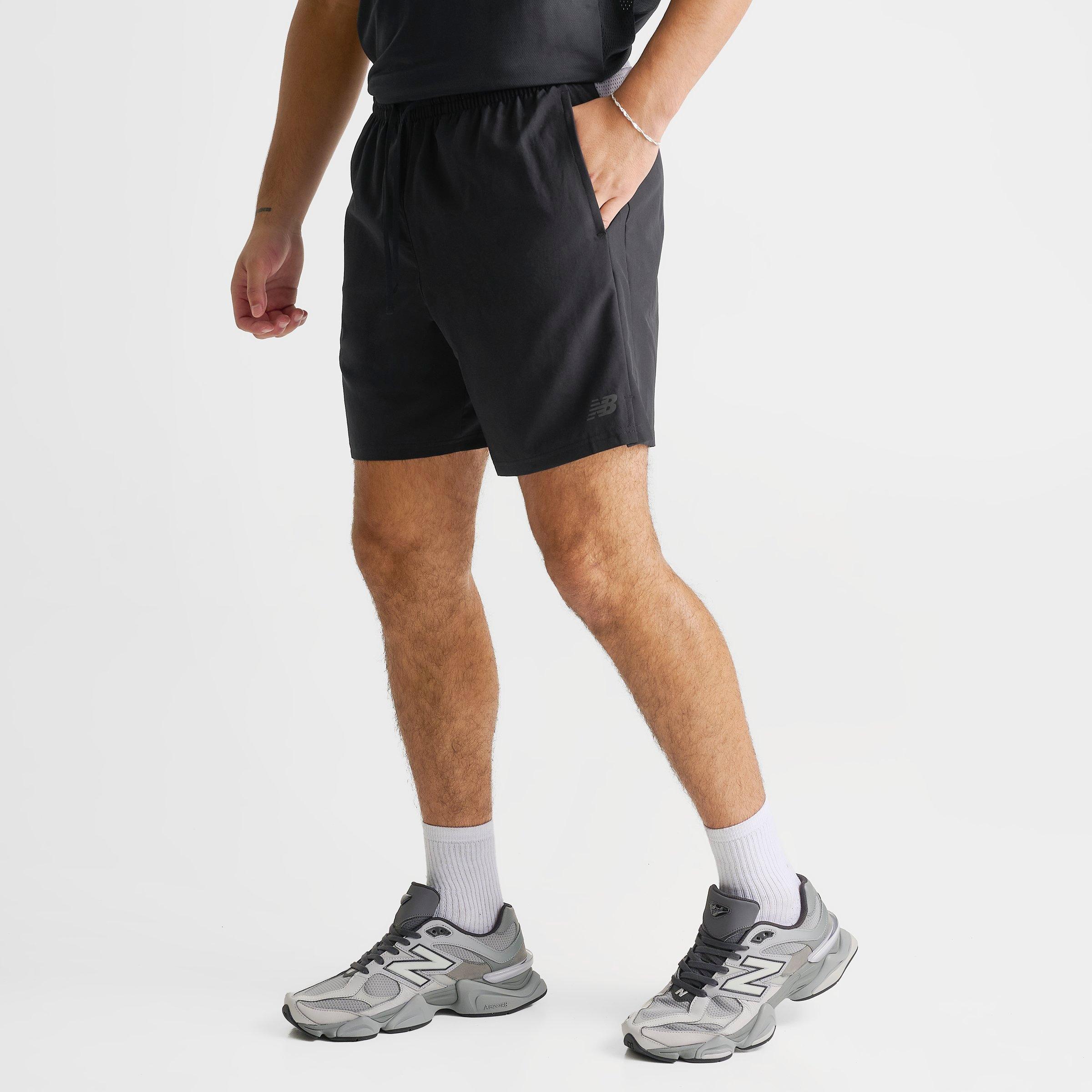 Men's New Balance Fast Days 7" Running Shorts - Black/Grey - view 3