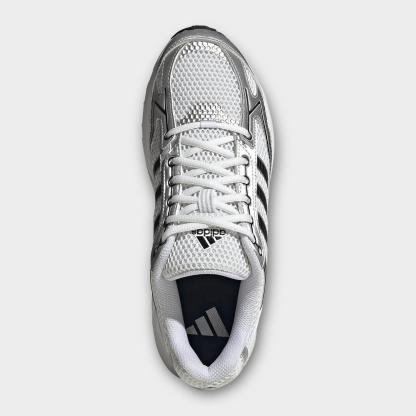 Men's adidas Spiritain 2000 Casual Shoes - Part 1 - Cloud White/Silver Metallic/Core Black - Top view