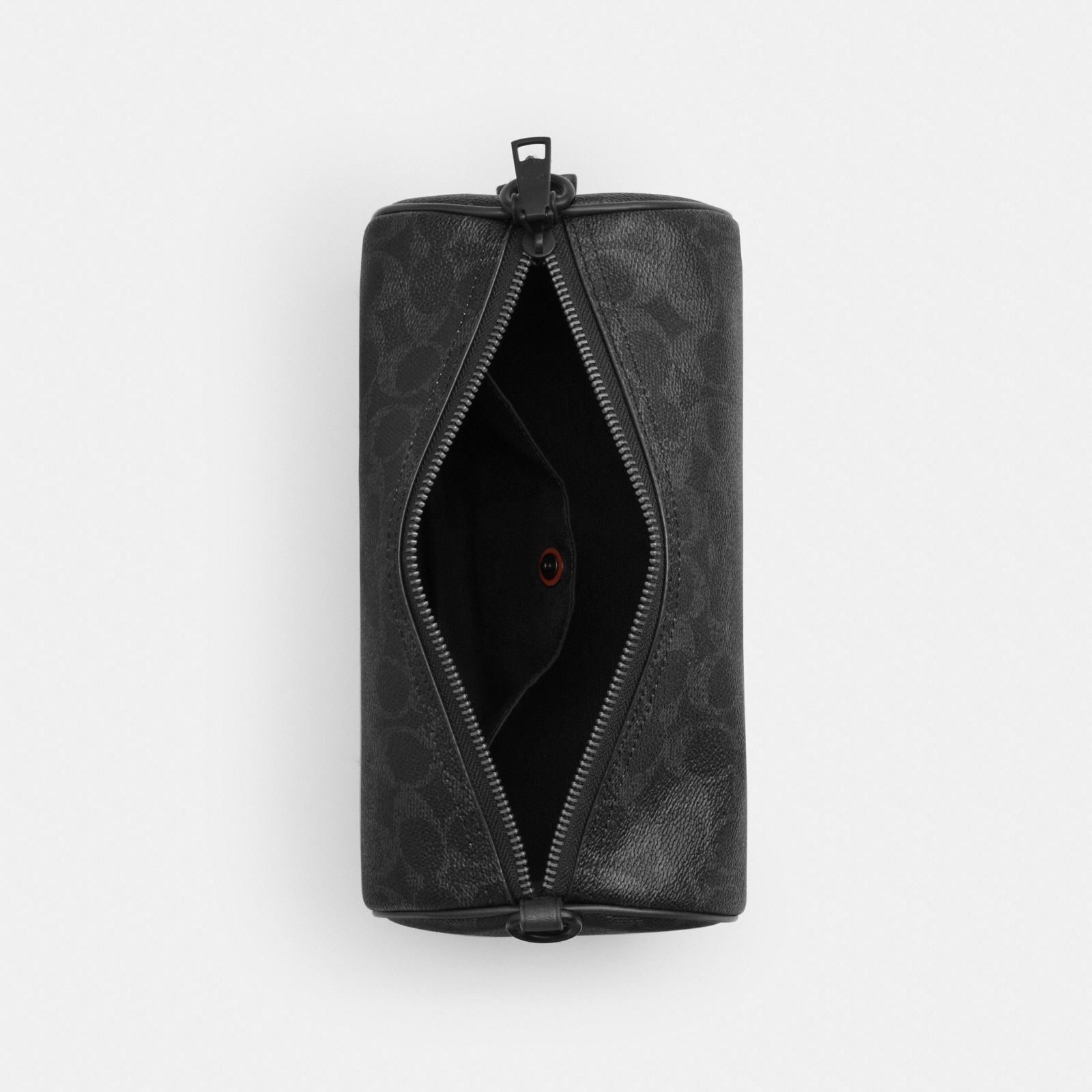 Andre Barrel Bag 24 In Signature Canvas - Matte Black/Black Signature - view 4