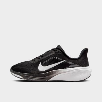 Big Kids' Nithtke Pegasus 42 Running Shoes - Black/Photon Dust/White - Left shoe facing left. Outside of the shoe.