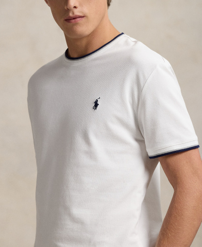 Polo Ralph Lauren Men's Classic-Fit Stretch Mesh T-Shirt - White