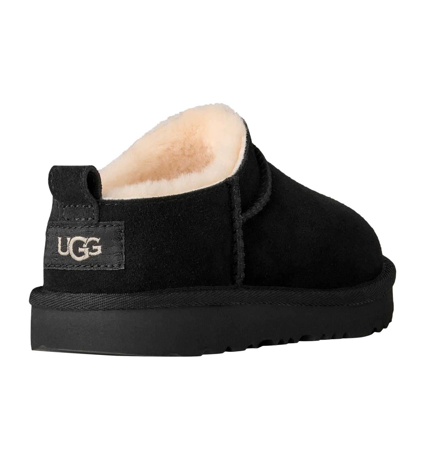 UGG® Kids' Classic Micro Slip-On Booties - Black