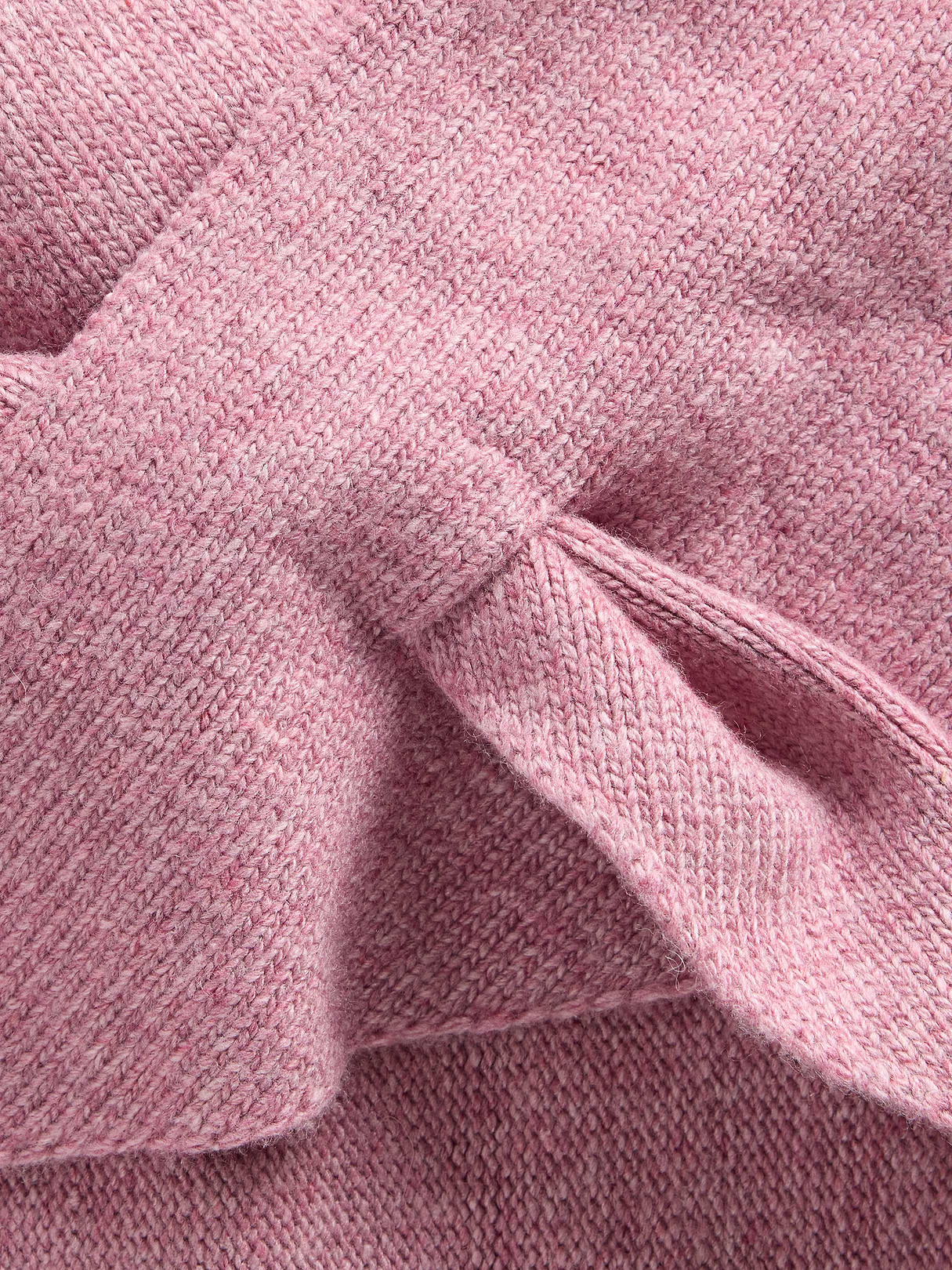 Knit Triangle Scarf - Wispy mauve