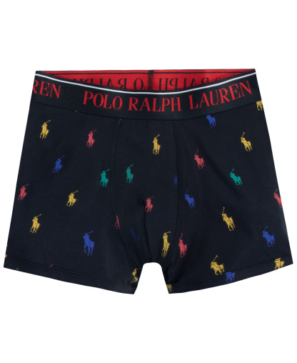Polo Ralph Lauren Boys' 8-20 Cotton Stretch Boxer Briefs, 3-Pack - Black/Gray