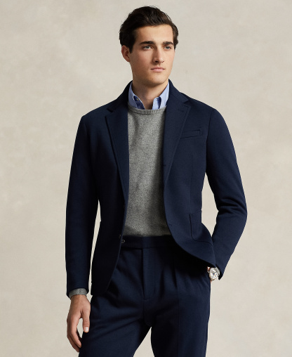 Polo Ralph Lauren Men's Polo Soft Double-Knit Suit Jacket - Aviator Navy