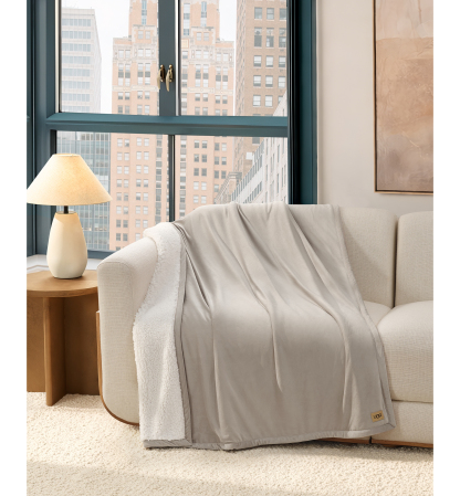 UGG® Dasha Throw, 50" x 70" - Oyster