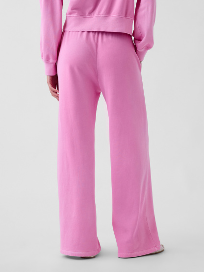 Mid Rise VintageSoft Terry Loose Sweatpants - Pretty pink