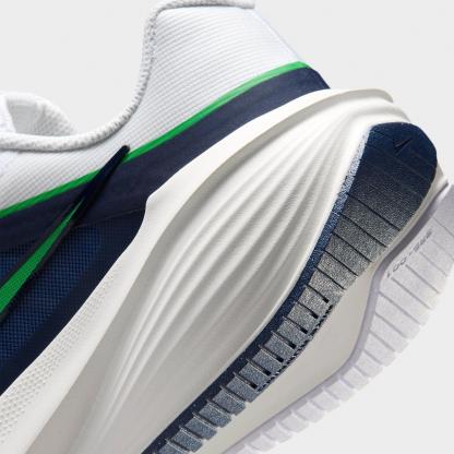 Men's Nithtke Downshifter 14 Running Shoes - White/Midnight Navy/Summit White/Green Spark - Detail shot