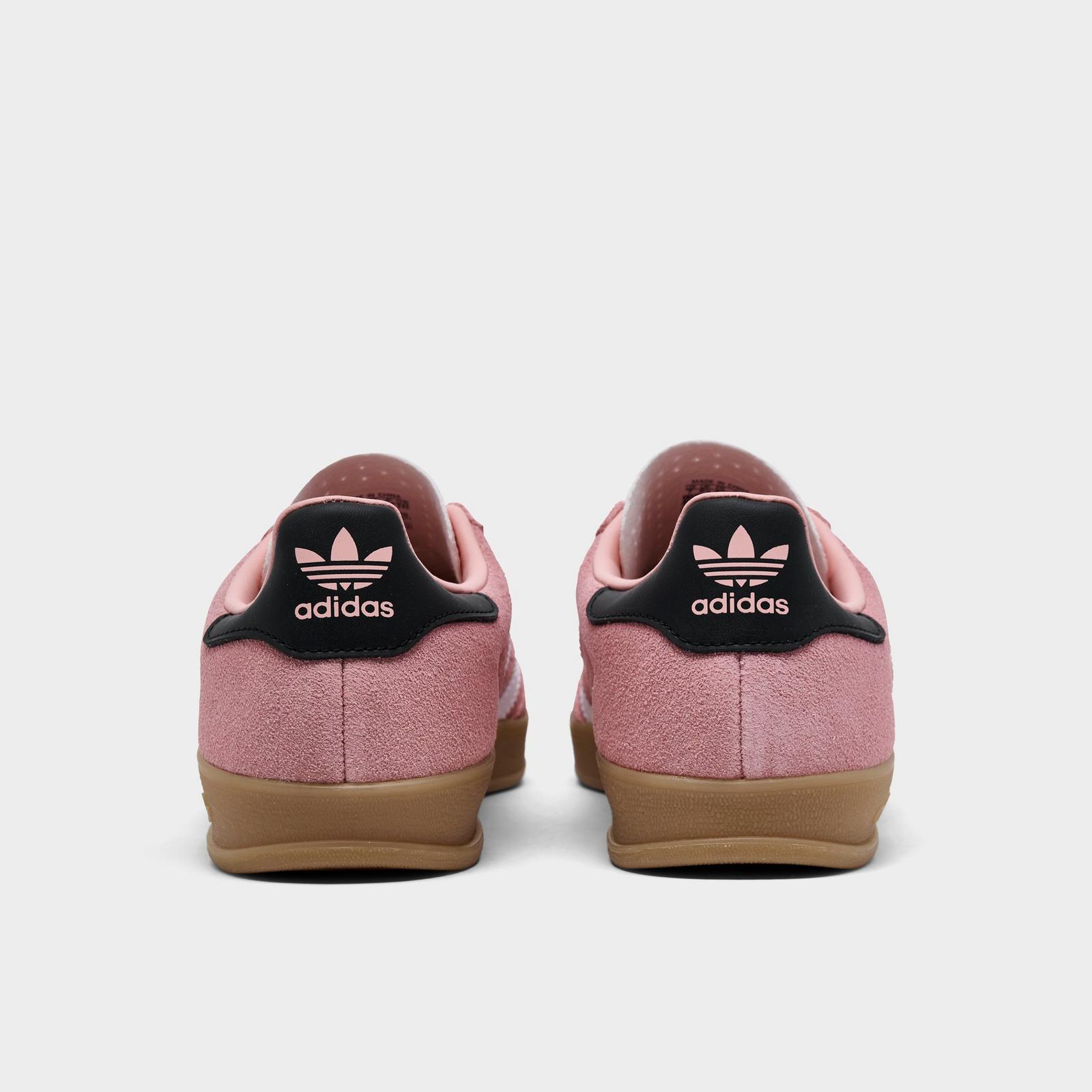 Big Kids' adidas Originals Gazelle Indoor Casual Shoes - Wonder Mauve/Footwear White/Core Black - view 4