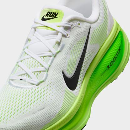 Men's Nithtke Vomero 18 Running Shoes - Part 2 - White/Electric Green/Volt/Black - Detail shot