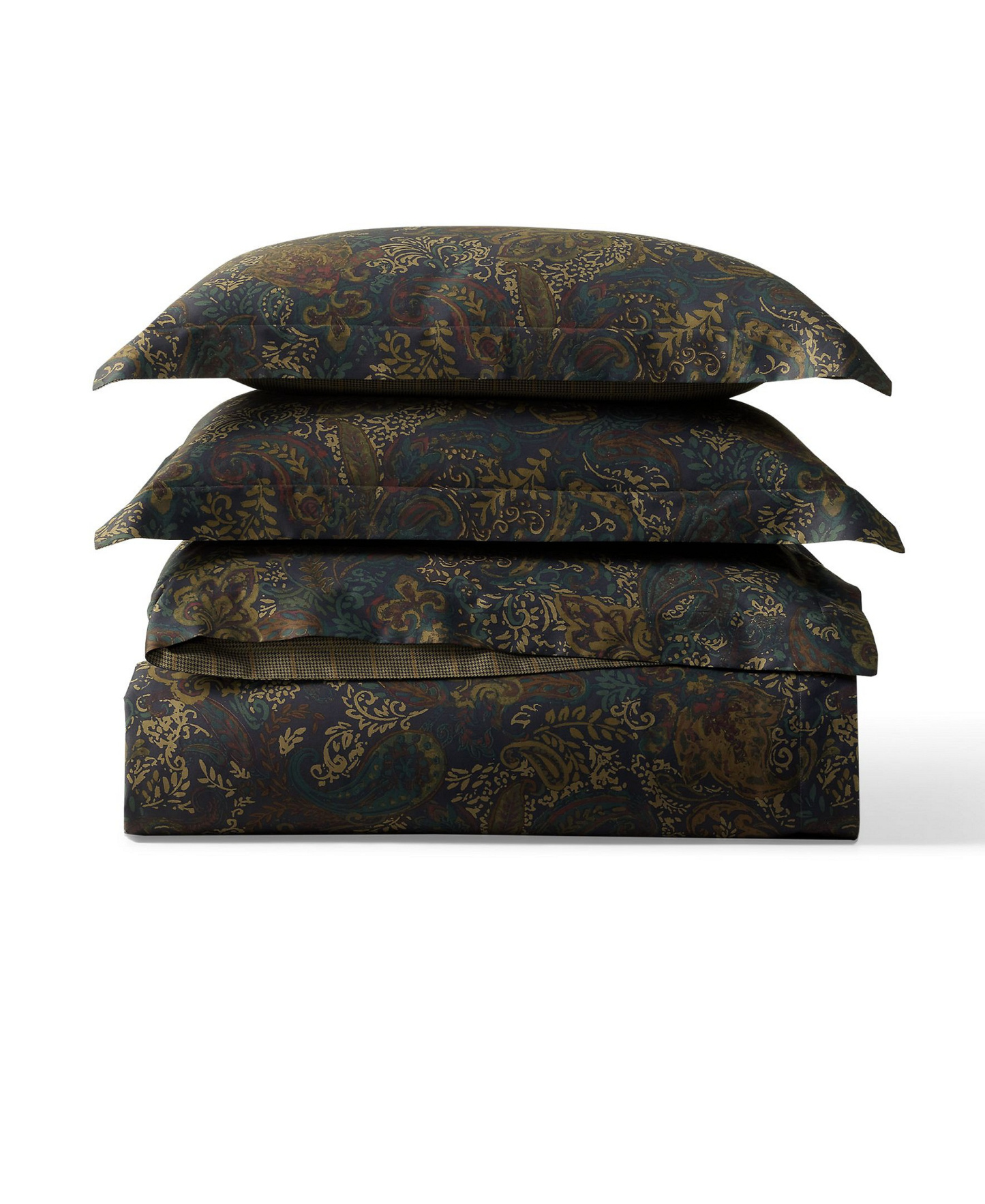 Lauren Ralph Lauren Henry Cotton Sateen Reversible 3-Pc. Duvet Cover Set, Full/Queen - True Blue Multi