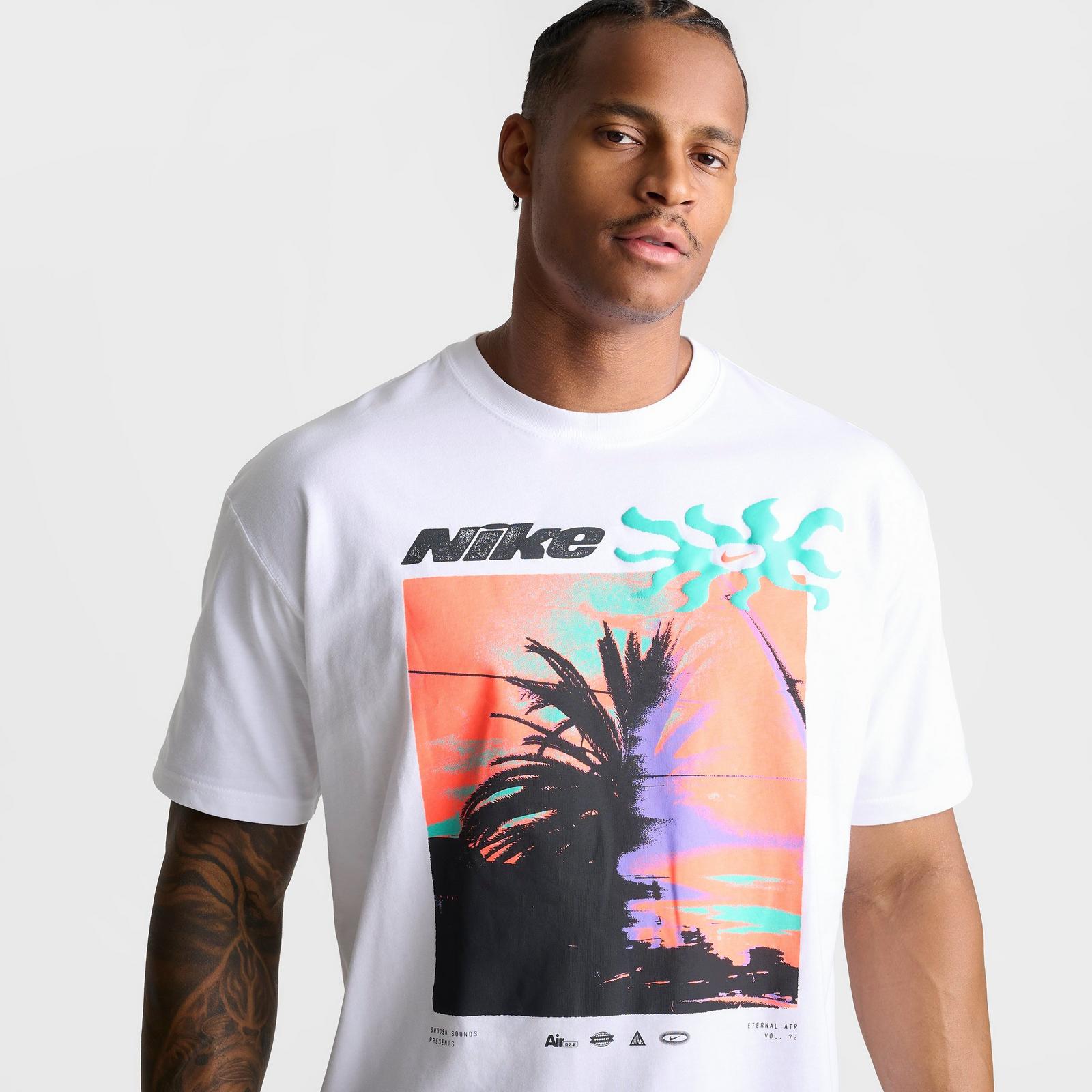 Men's Nike Sportswear Palm Tree Graphic T-Shirt - White