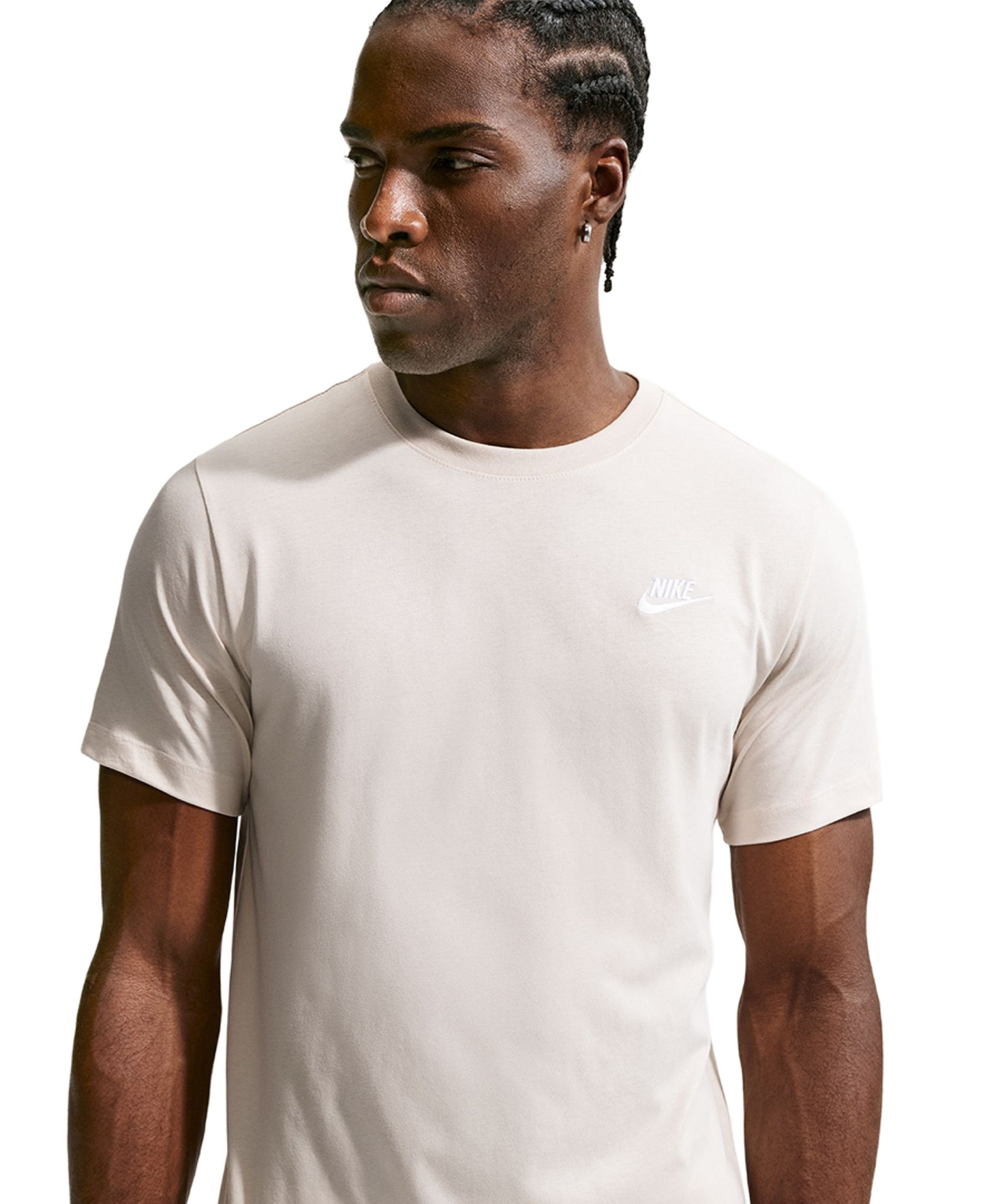 Nike Men's Sportswear Club Crewneck T-Shirt - Light Orewood Brown