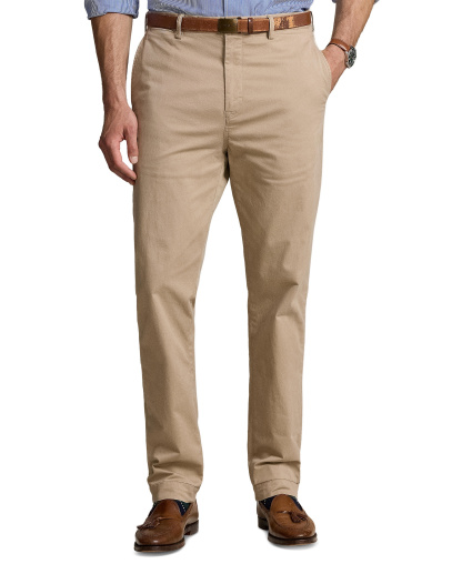 Polo Ralph Lauren Men's Big & Tall Stretch Classic-Fit Twill Pants - Khaki Tan