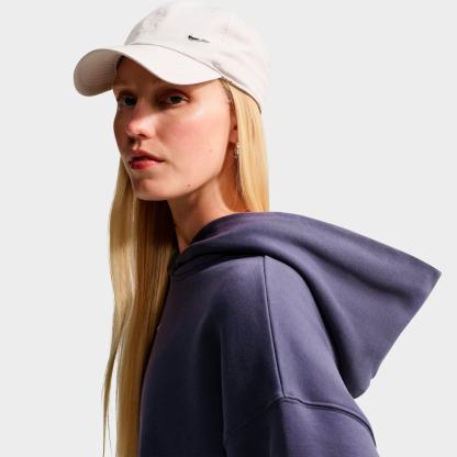Women's Nithtke Studio Fleece Medium-Weight Camo Oversized Pullover Hoodie - Gridiron/Sail
