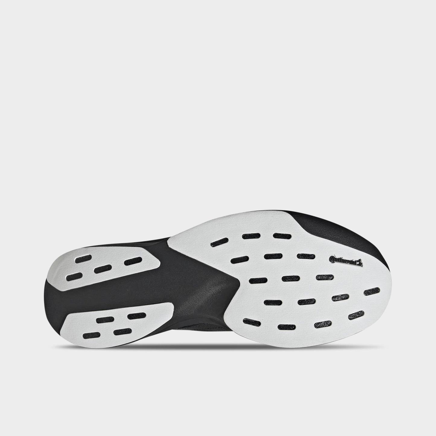 Men's adidas Lightblaze EVO SL Casual Shoes - Core Black/Iron Metallic/Cloud White - Bottom view