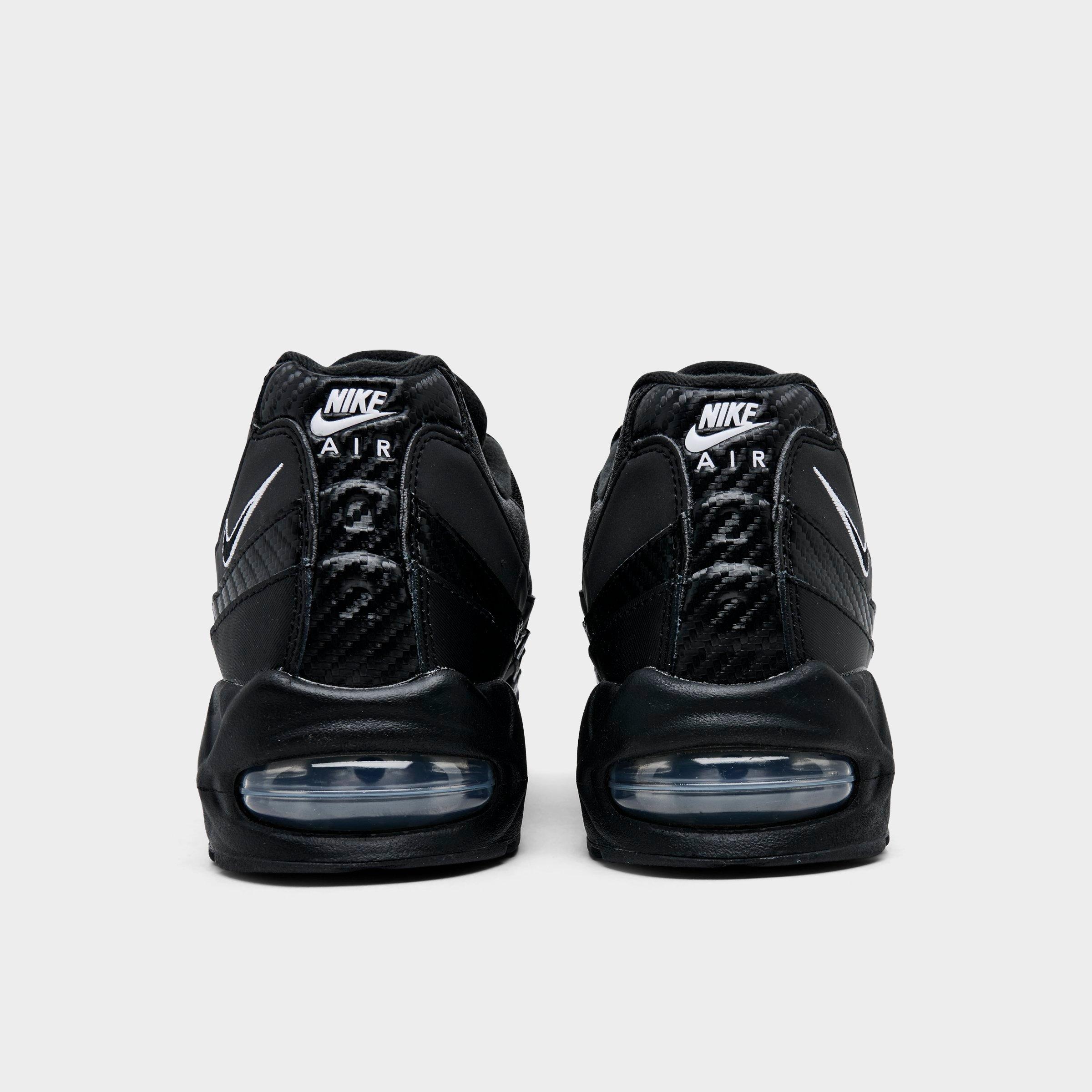Men's Nithtke Air Max 95 Big Bubble Scorpion Casual Shoes - Part 2 - Black/Metallic Silver/Cool Grey/White - Back view